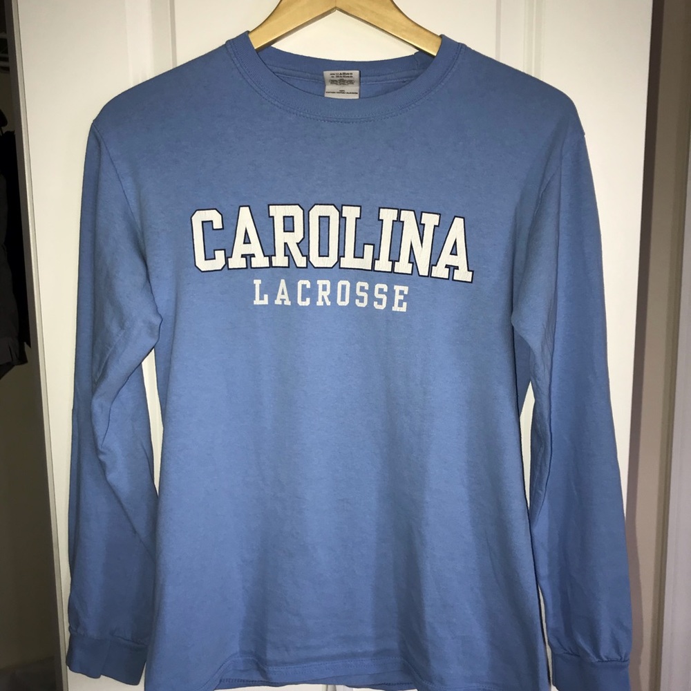 North Carolina longsleeve lacrosse T-shirt